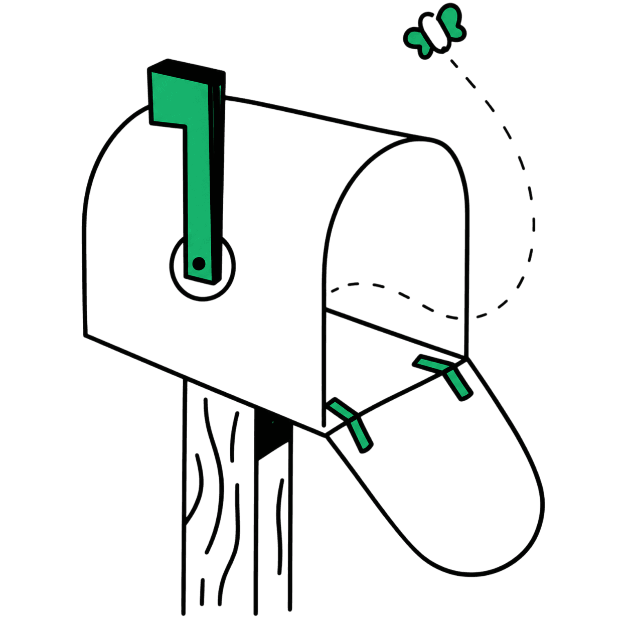 Mailbox illustration